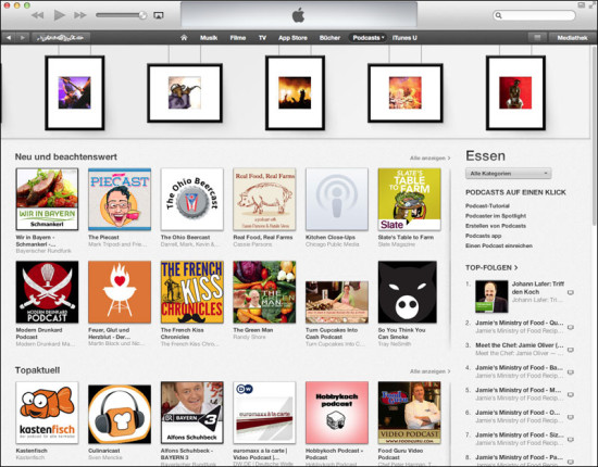 iTunes -  Neu und beachtenswert