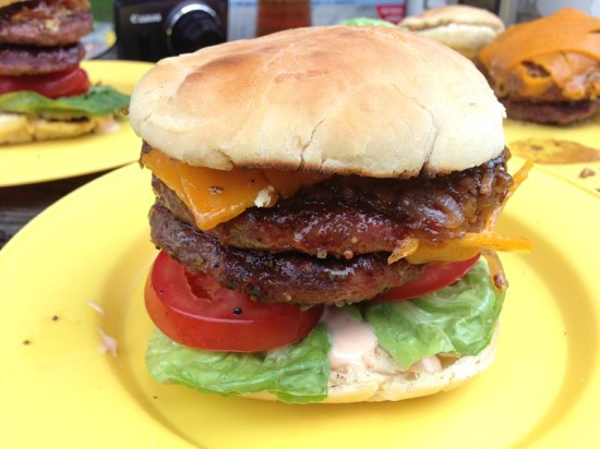 Düsseldorfer Senfrostburger fertig