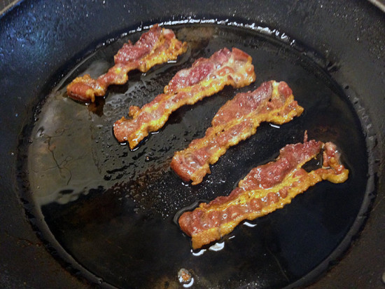 Bacon Bomb - Bacon braten