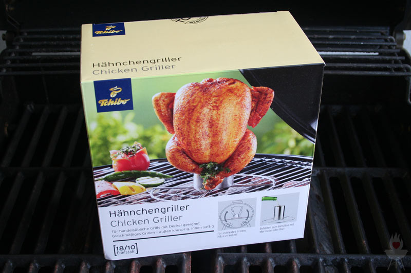 Hähnchengriller Tchibo Grillzubehör 2015 Verpackung