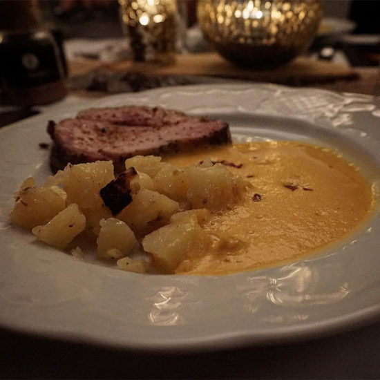 4. Gang - Dry Aged Stauferico-Kotelett mit Chorizo-Espuma