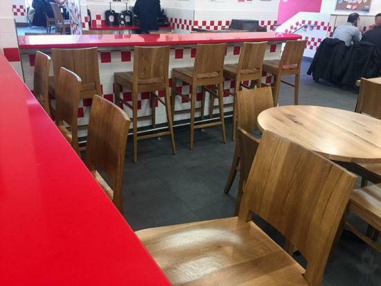 Five Guys Einrichtung