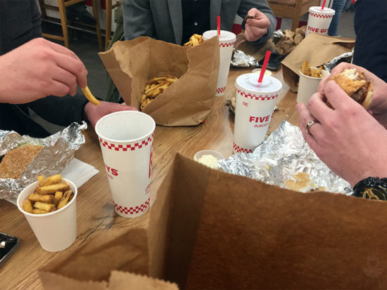 Five Guys Müll