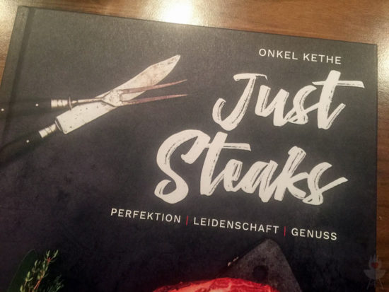 Just Steaks Schriftzug