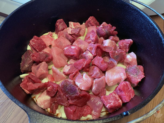 Pfundstopf-Rezept Dutch Oven - Gulasch