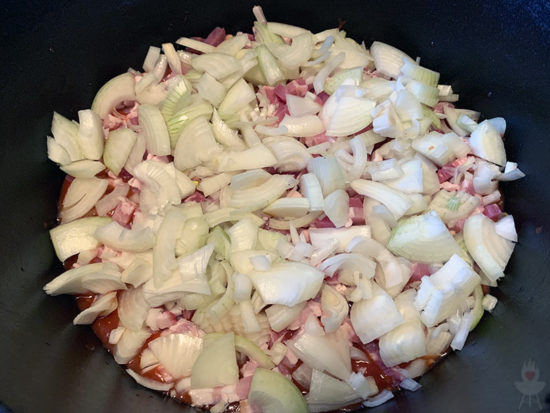 Pfundstopf-Rezept Dutch Oven - Zwiebeln