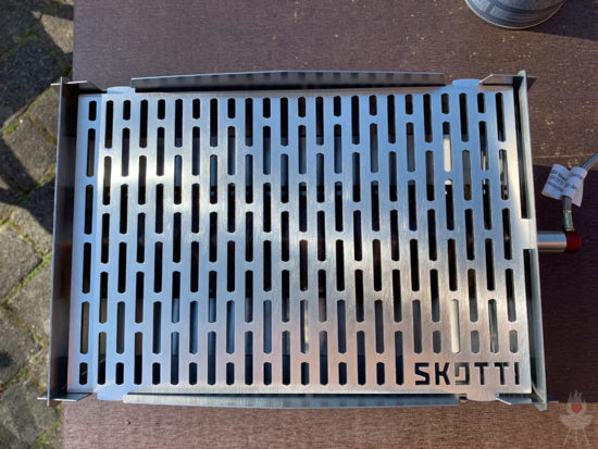 Skotti-Grill - Grillfläche