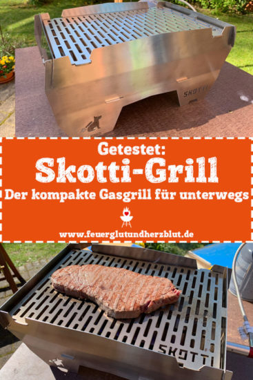 Getestet: Skotti-Grill - Der kompakte Gasgrill für unterwegs