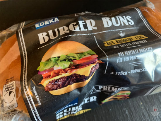 Burger Buns von EDEKA - Verpackung