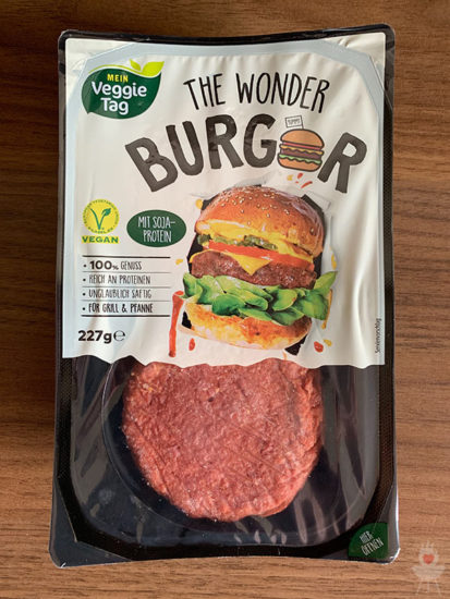 The Wonder Burger Artikelbild Verpackung